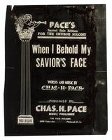 When I Behold My Savior's Face