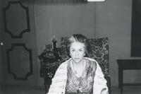 Janet Wagner in costume for "The Medium"