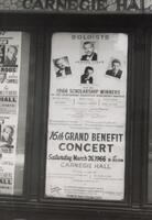 Poster at Carnegie Hall