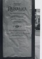 Poster for "Rusalka"