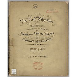 Rose Pilgerfahrt. Vocal score Vocal score