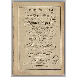 Peeping Tom of Coventry. Vocal score Vocal score