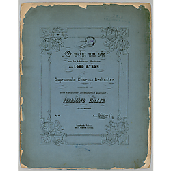 O weint um Sie. Vocal score Vocal score