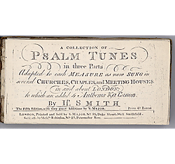 collection of Psalm tunes in three parts