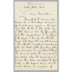 Letter from George M. Dallas to Morrison Foster