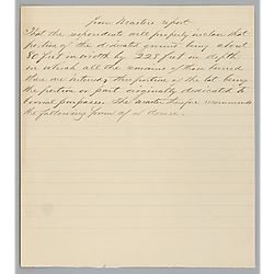 Master's report, Decree of the Court