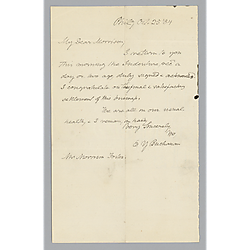 Letter from Mrs. E.Y. Buchanan to Morrison Foster