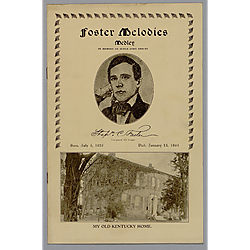 Booklet, Foster Melodies Medley in Memory of Judge John Rowan (2 copies)