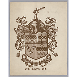 Published will of John Rowan, esq, (4 copies)