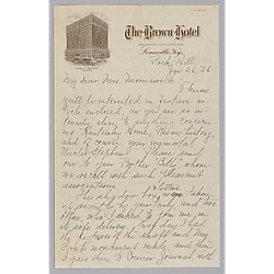 Letter from Laura Lott to Mr. and Mrs. Morneweck