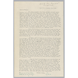 Letter from Lorena Callahan to Evelyn Morneweck