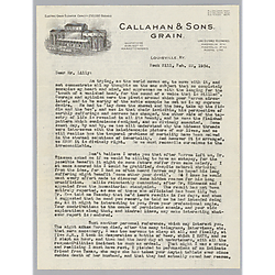 Letter from Lorena Callahan to Eli Lilly