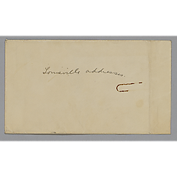 Envelope: "Louisville Addresses"