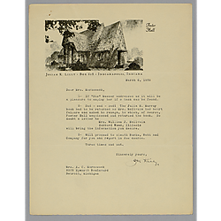 Letter from Julie McIlvaine to Evelyn Morneweck