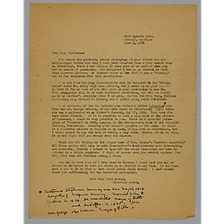 Letter from Evelyn Morneweck to Julie McIlvaine