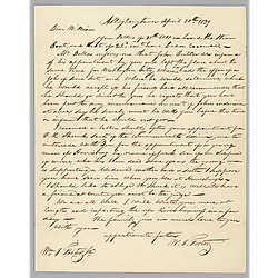 From William B. Foster to William Foster, Jr.