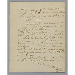 Letter of reference for William Foster, Jr., from board of Green River Comms.