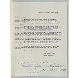From James Buchanan to Rev. Edward Y. Buchanan