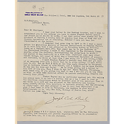 From Joseph Carl Brail to Harold Vincent Milligan