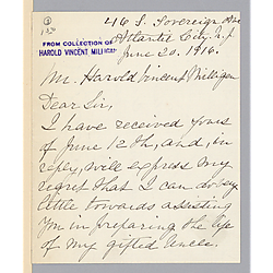 From Annie Buchanan to Harold Vincent Milligan