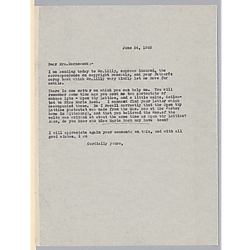 From John Tasker Howard to Evelyn Foster Morneweck
