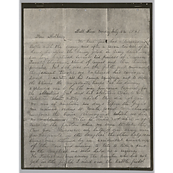 From Captain W.H. Rowan to "Mother"