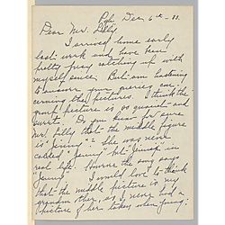 From Evelyn Foster Morneweck to Josiah K. Lilly