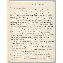 From Evelyn Foster Morneweck to Josiah K. Lilly