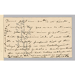 Postcard from William A. Pond & Co. to Morrison Foster