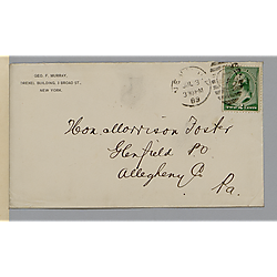 Cover letter for agreement from Attorney George Murray to Morrison Foster