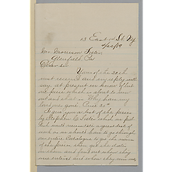 Letter from S.T. Gordon & Son to Morrison Foster