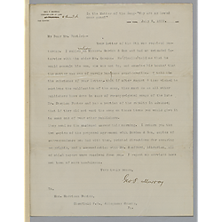 Letter from Attorney George F. Murray to Morrison Foster