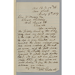 Letter from S.T. Gordon to Morrison Foster