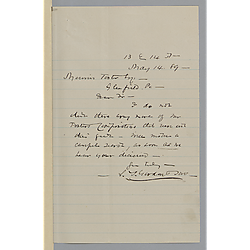 Letter from S.T. Gordon & Son to Morrison Foster