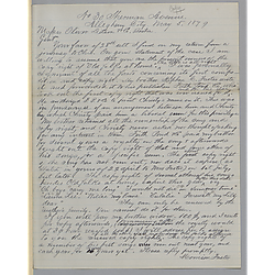 Letter from Morrison Foster to Oliver Ditson & Co.