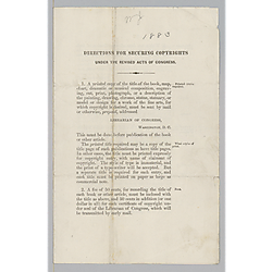 Library of Congress Directions for Securing Copyrights