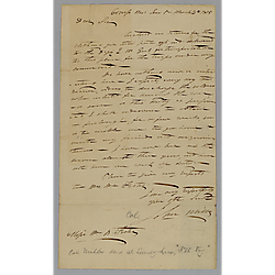 Letter from Colonel John Miller to William Foster