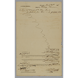 Ordnance Dept. Purchase sheet; Capt. Woolley signed