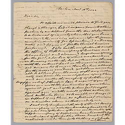 Letter from Amasa Stetson to William Foster