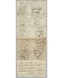 Signatures of support for William Foster (accompanied D.40)