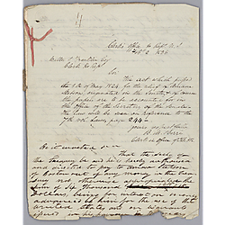 Publication and letter concerning Amasa Stetson's case