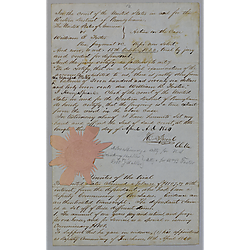 Account of USA vs. William Foster (original and 3 duplicates)