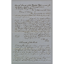 Account of USA vs. William Foster; enclosed in envelope to Honorable D. Hubbard