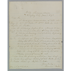 Letter from Morrison Foster to Honorable J.R. McClintock