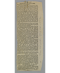 Newspaper clipping on Col. John Miller