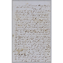 Letter from Jesse Kilgore to Robert Fleming