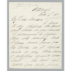 Letter from Henry Murray to Morrison Foster