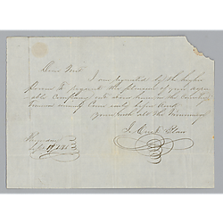 Letter from I. Blair to Morrison Foster
