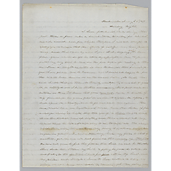 Letter from Hannah S. to Morrison Foster