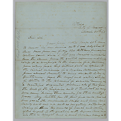 Letter from Lt. H.B. Field to Morrison Foster